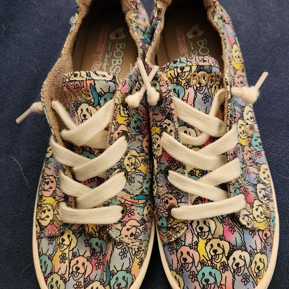 Skechers Beach Bingo Dog Sneakers - size 7.5